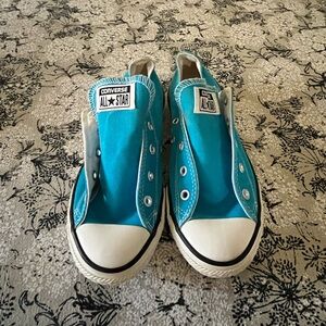 Converse Kids' 3Y Turquoise All Star Sneakers